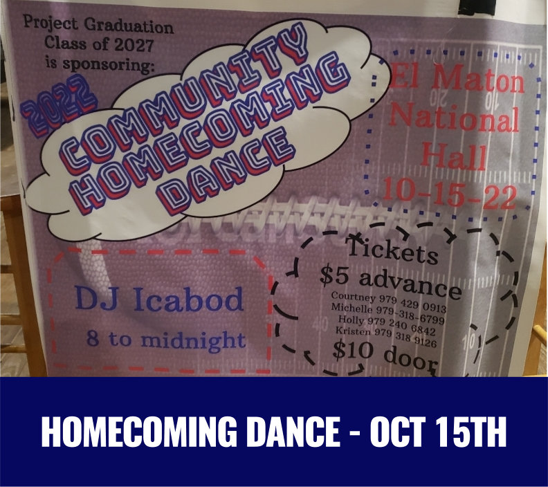 Homecoming Dance - Oct 15th