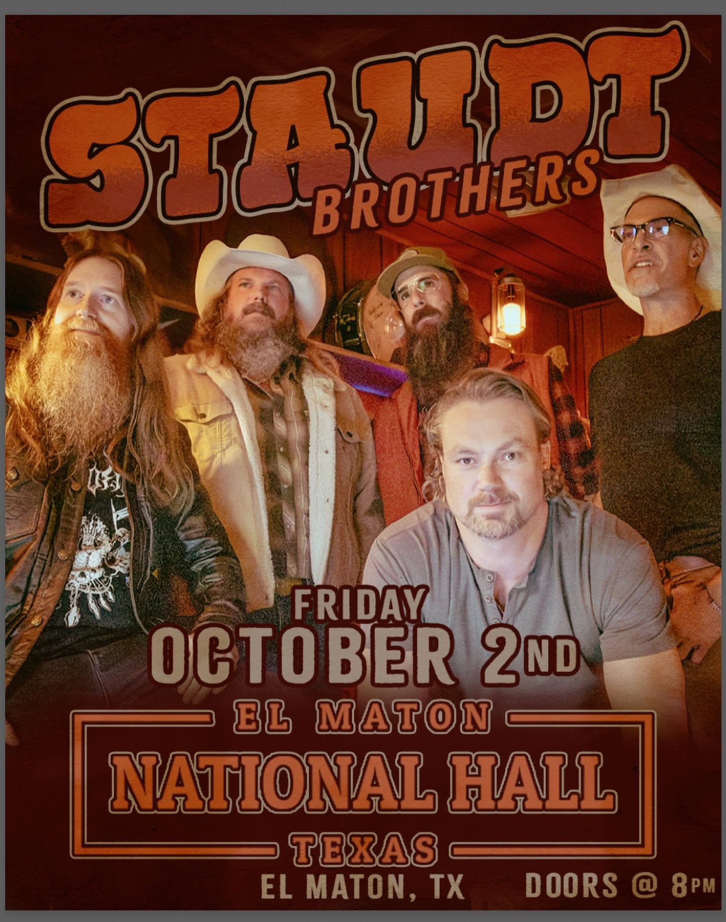 Staudt Brothers Live - Friday, Oct 2nd - Doors open 8pm